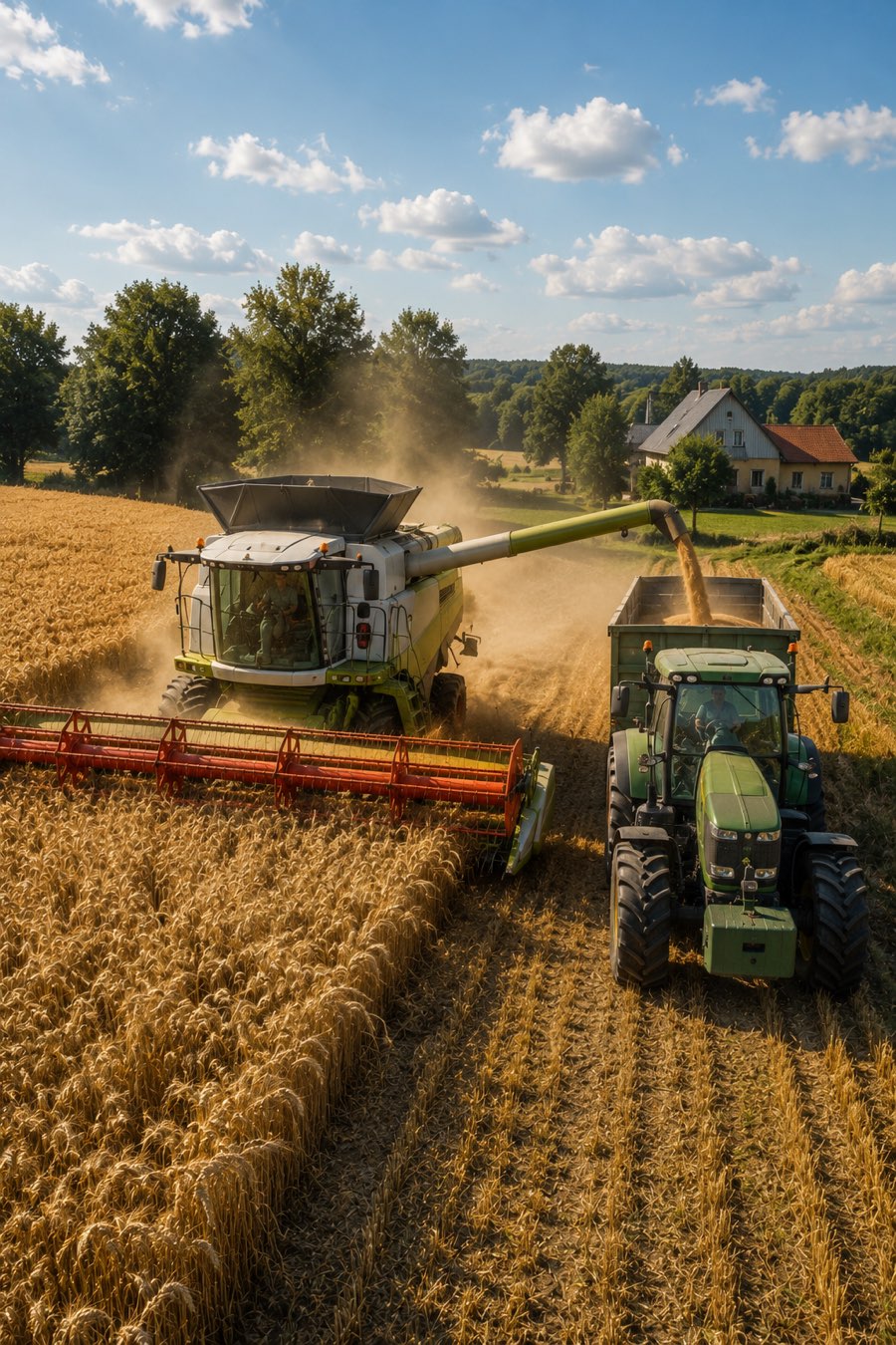 Landwirtschafts-Simulator: Feldarbeit in der Abendsonne – LS22 Server mieten