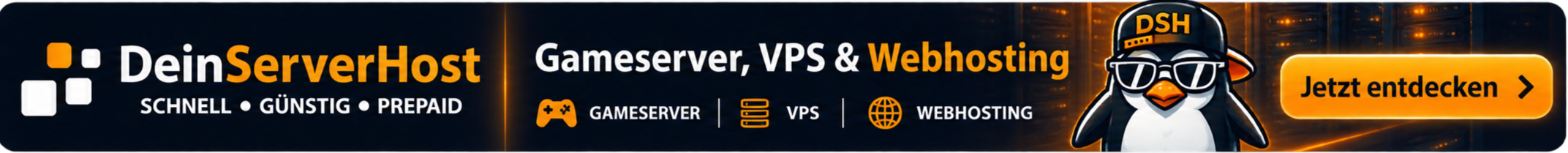 DeinServerHost - Gameserver, VPS & Webhosting
